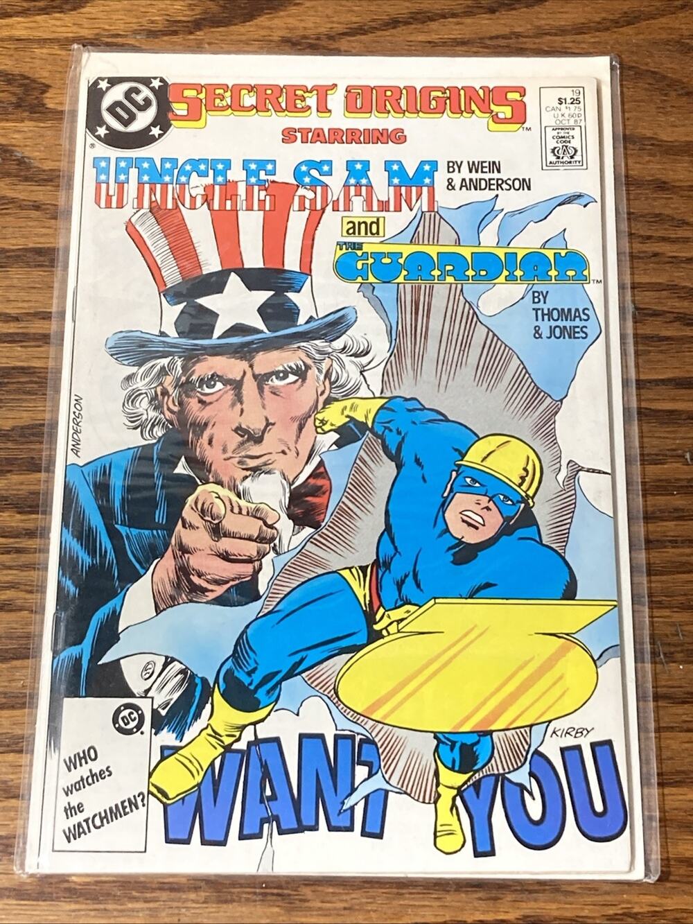 Secret Origins Starring Uncle Sam & Guardian #19 - DC Comics